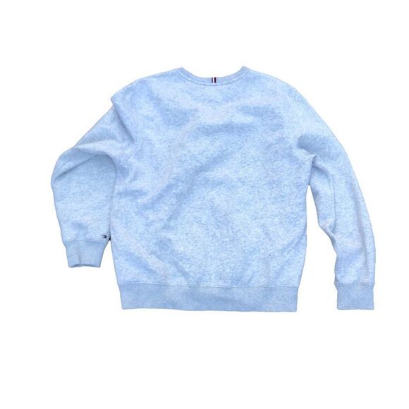 TOMMY Hilfiger Sweater Medium Gray Big Logo - Picture 2 of 5